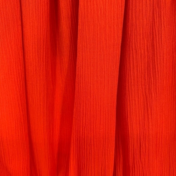 DVF Diane von Furstenberg Camila Spicy Orange off the shoulder top blouse new 2 - Picture 3 of 5